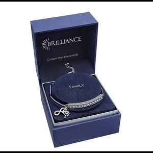 Brilliance “Family” Bracelet w/ Swarovski Crystals